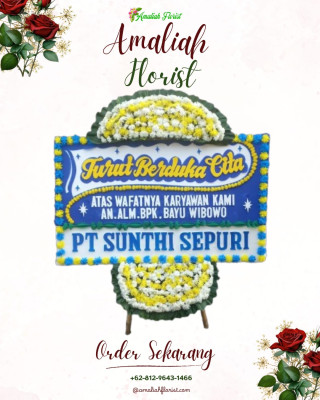 Papan Bunga Duka di Sidodamai