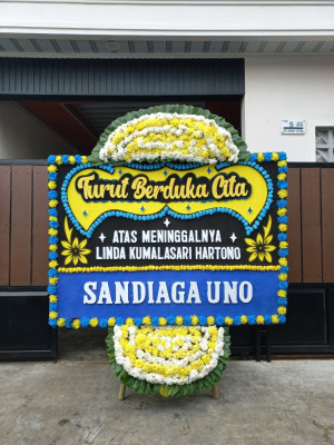 Papan Bunga Duka di Sidodamai